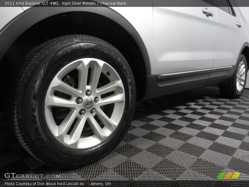 Ingot Silver Metallic / Charcoal Black 2011 Ford Explorer XLT 4WD