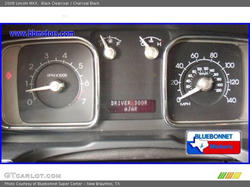 Black Clearcoat / Charcoal Black 2008 Lincoln MKX