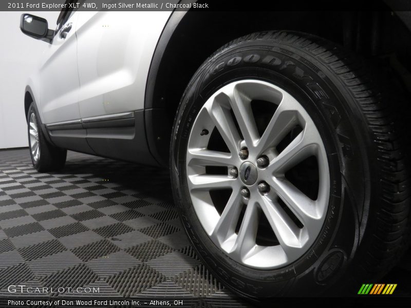 Ingot Silver Metallic / Charcoal Black 2011 Ford Explorer XLT 4WD