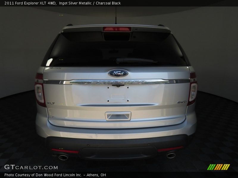 Ingot Silver Metallic / Charcoal Black 2011 Ford Explorer XLT 4WD