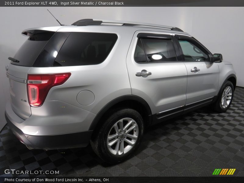 Ingot Silver Metallic / Charcoal Black 2011 Ford Explorer XLT 4WD