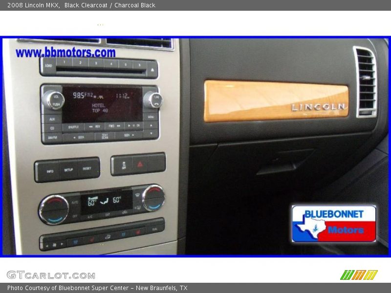 Black Clearcoat / Charcoal Black 2008 Lincoln MKX