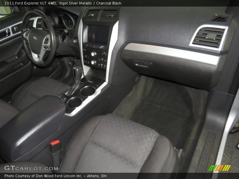 Ingot Silver Metallic / Charcoal Black 2011 Ford Explorer XLT 4WD