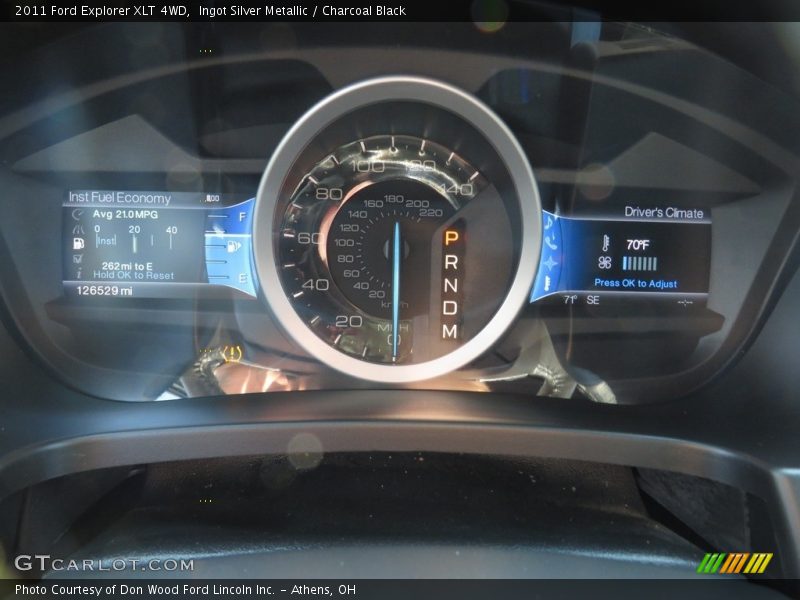 Ingot Silver Metallic / Charcoal Black 2011 Ford Explorer XLT 4WD