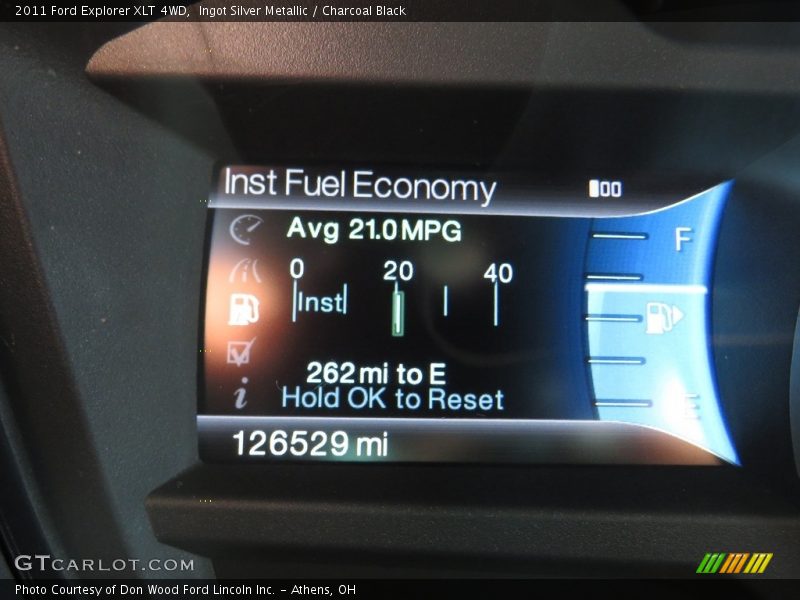 Ingot Silver Metallic / Charcoal Black 2011 Ford Explorer XLT 4WD