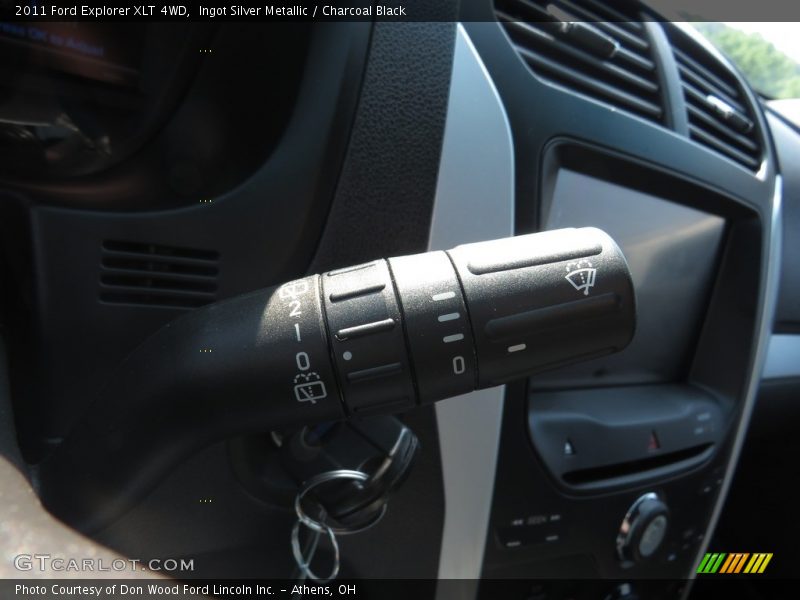 Ingot Silver Metallic / Charcoal Black 2011 Ford Explorer XLT 4WD