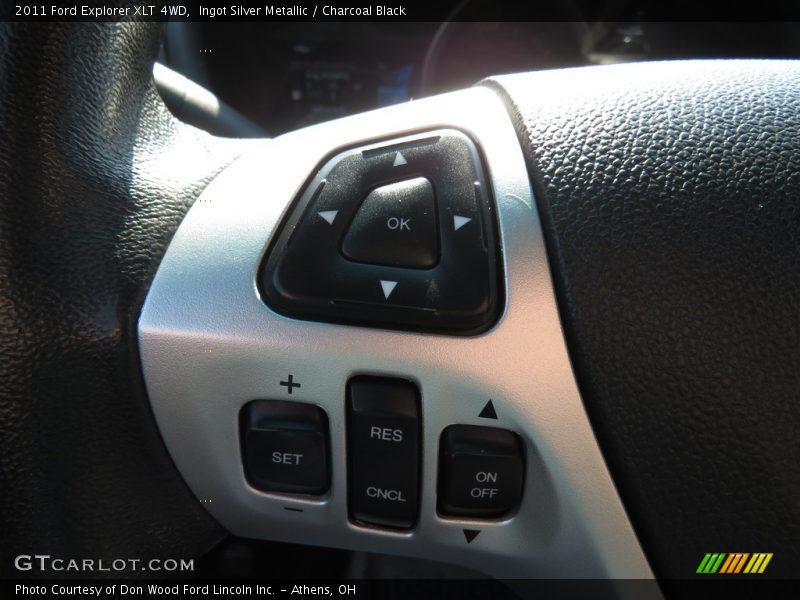 Ingot Silver Metallic / Charcoal Black 2011 Ford Explorer XLT 4WD