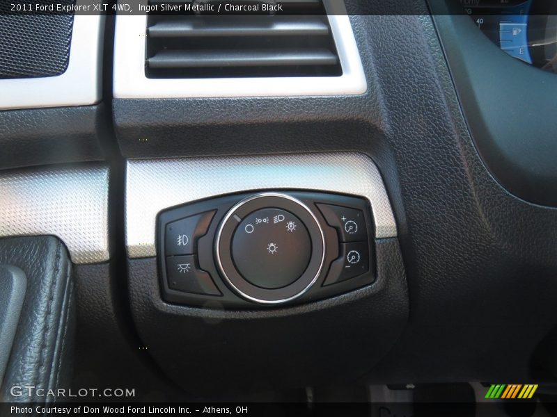 Ingot Silver Metallic / Charcoal Black 2011 Ford Explorer XLT 4WD