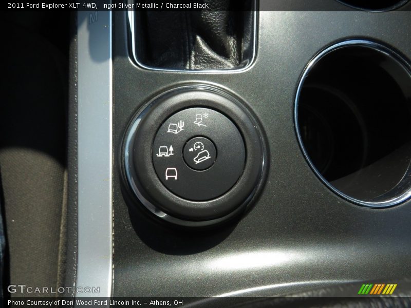 Ingot Silver Metallic / Charcoal Black 2011 Ford Explorer XLT 4WD
