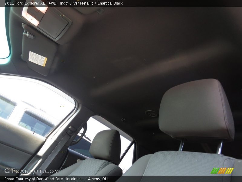 Ingot Silver Metallic / Charcoal Black 2011 Ford Explorer XLT 4WD