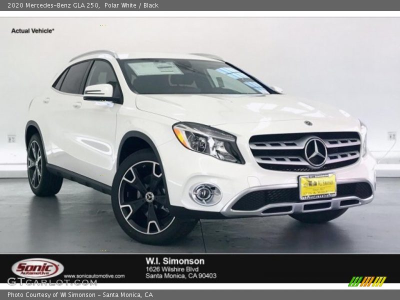 Polar White / Black 2020 Mercedes-Benz GLA 250