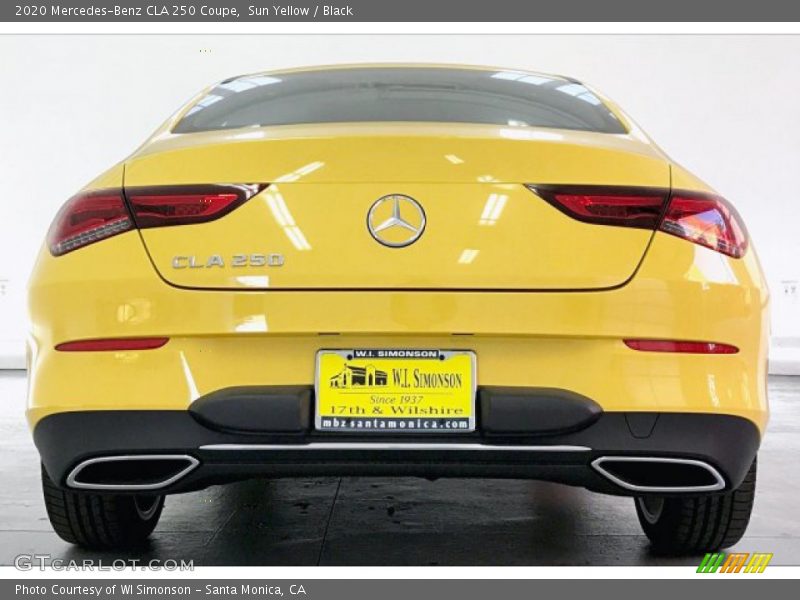 Sun Yellow / Black 2020 Mercedes-Benz CLA 250 Coupe