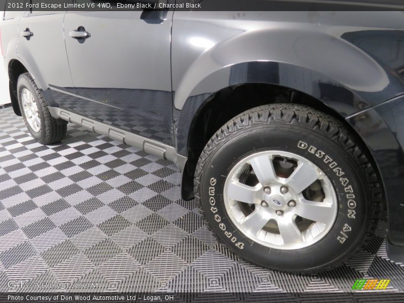 Ebony Black / Charcoal Black 2012 Ford Escape Limited V6 4WD