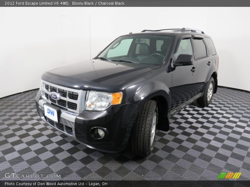 Ebony Black / Charcoal Black 2012 Ford Escape Limited V6 4WD