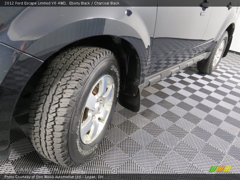 Ebony Black / Charcoal Black 2012 Ford Escape Limited V6 4WD