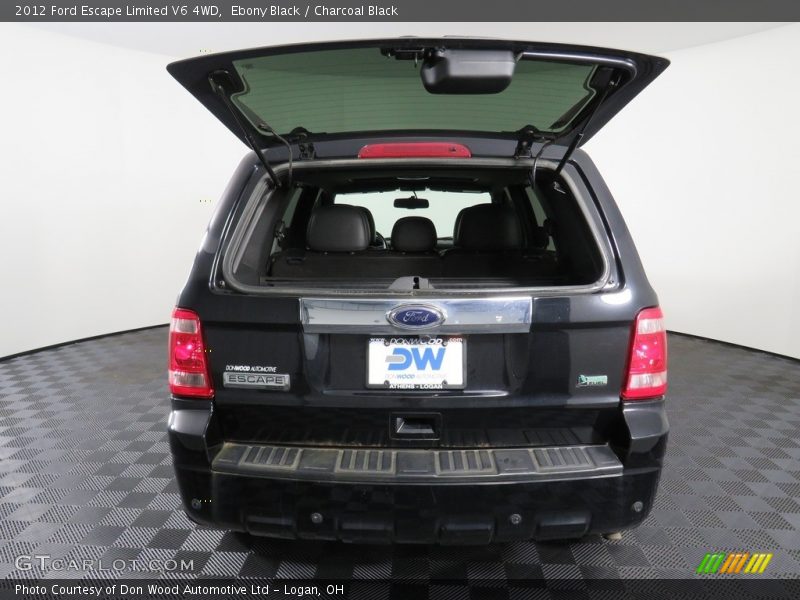 Ebony Black / Charcoal Black 2012 Ford Escape Limited V6 4WD