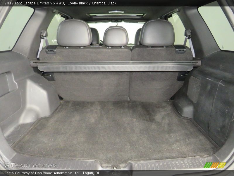 Ebony Black / Charcoal Black 2012 Ford Escape Limited V6 4WD
