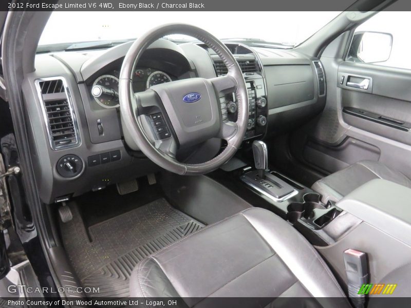 Ebony Black / Charcoal Black 2012 Ford Escape Limited V6 4WD