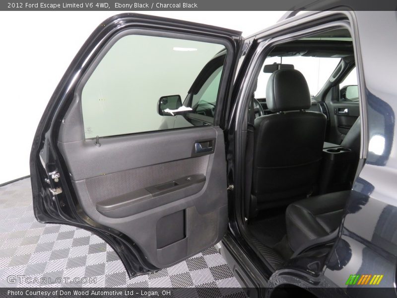 Ebony Black / Charcoal Black 2012 Ford Escape Limited V6 4WD