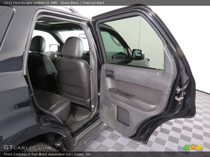 Ebony Black / Charcoal Black 2012 Ford Escape Limited V6 4WD
