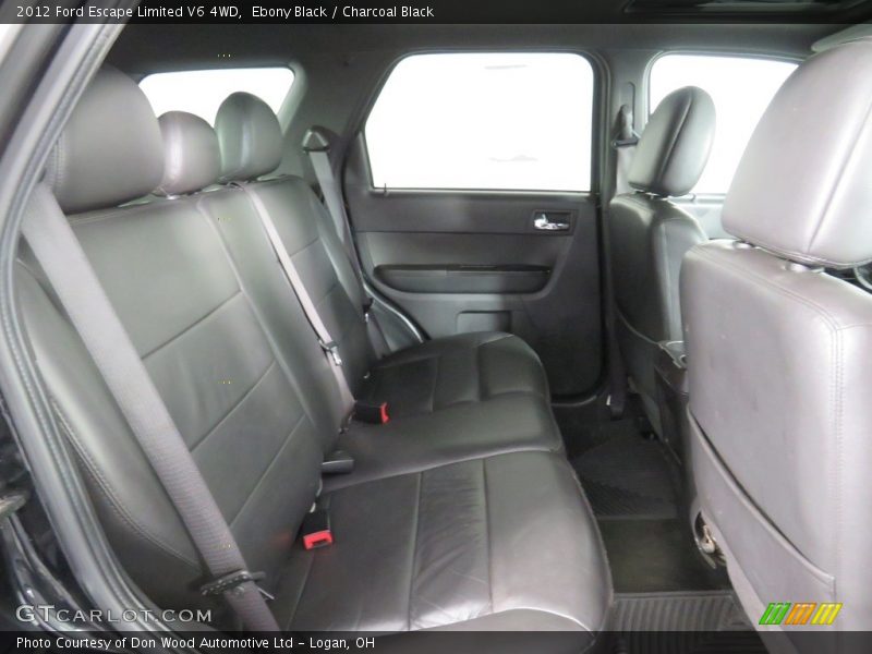 Ebony Black / Charcoal Black 2012 Ford Escape Limited V6 4WD