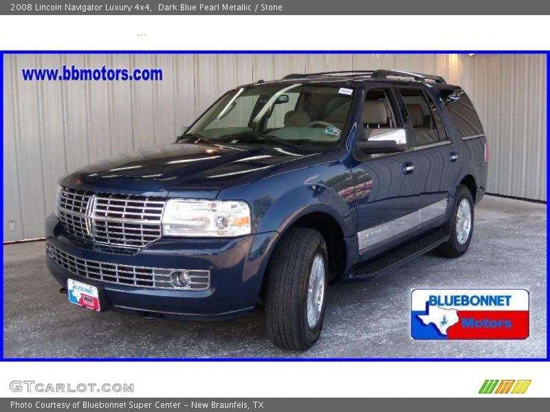 Dark Blue Pearl Metallic / Stone 2008 Lincoln Navigator Luxury 4x4