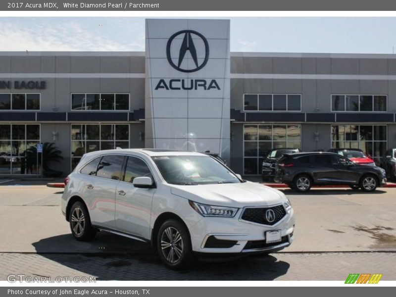 White Diamond Pearl / Parchment 2017 Acura MDX