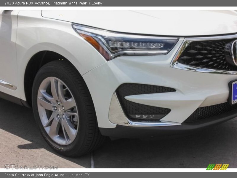 Platinum White Pearl / Ebony 2020 Acura RDX Advance