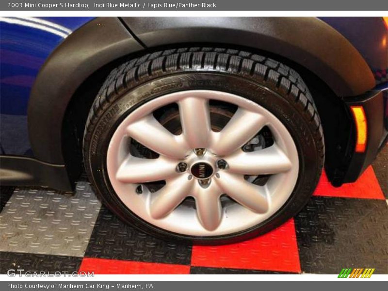 Indi Blue Metallic / Lapis Blue/Panther Black 2003 Mini Cooper S Hardtop