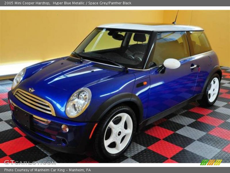 Hyper Blue Metallic / Space Grey/Panther Black 2005 Mini Cooper Hardtop