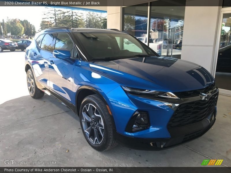 Bright Blue Metallic / Jet Black 2020 Chevrolet Blazer RS
