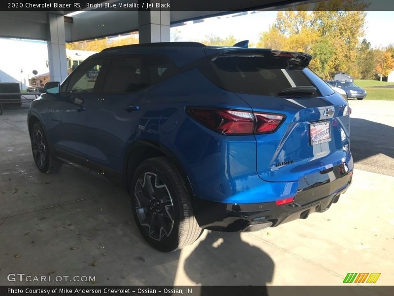 Bright Blue Metallic / Jet Black 2020 Chevrolet Blazer RS
