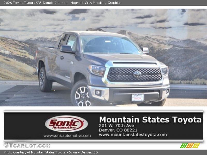 Magnetic Gray Metallic / Graphite 2020 Toyota Tundra SR5 Double Cab 4x4