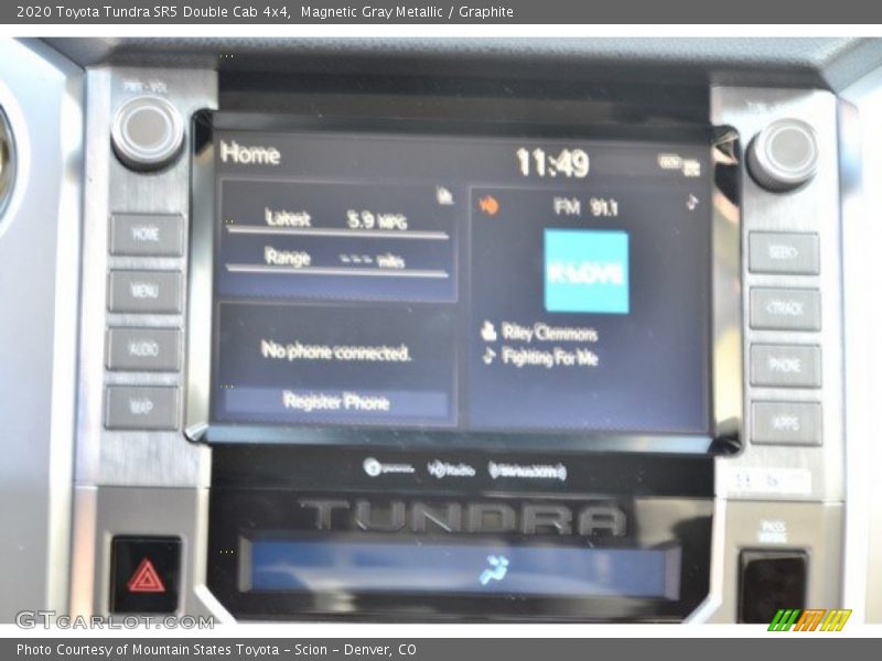 Magnetic Gray Metallic / Graphite 2020 Toyota Tundra SR5 Double Cab 4x4