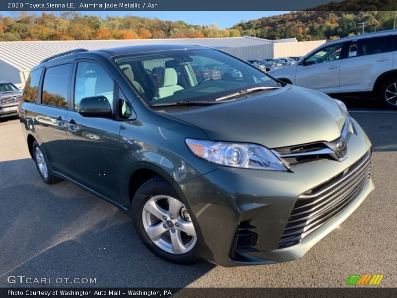 Alumina Jade Metallic / Ash 2020 Toyota Sienna LE