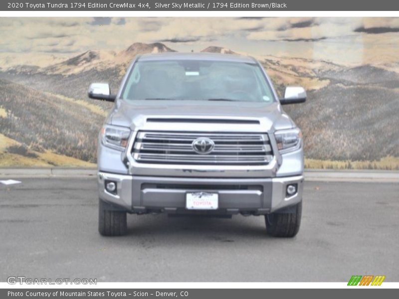 Silver Sky Metallic / 1794 Edition Brown/Black 2020 Toyota Tundra 1794 Edition CrewMax 4x4