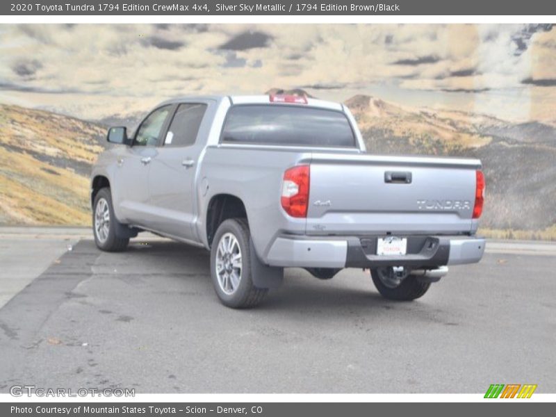 Silver Sky Metallic / 1794 Edition Brown/Black 2020 Toyota Tundra 1794 Edition CrewMax 4x4