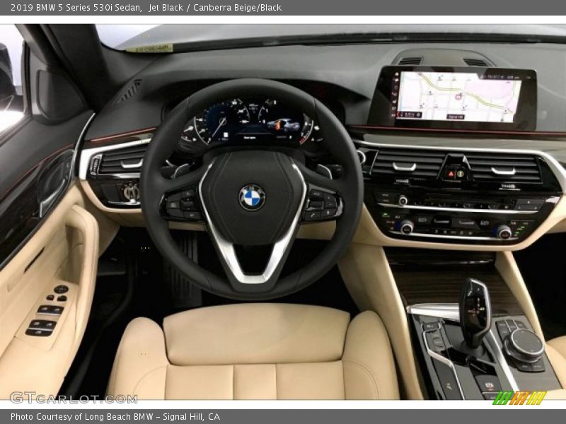 Jet Black / Canberra Beige/Black 2019 BMW 5 Series 530i Sedan