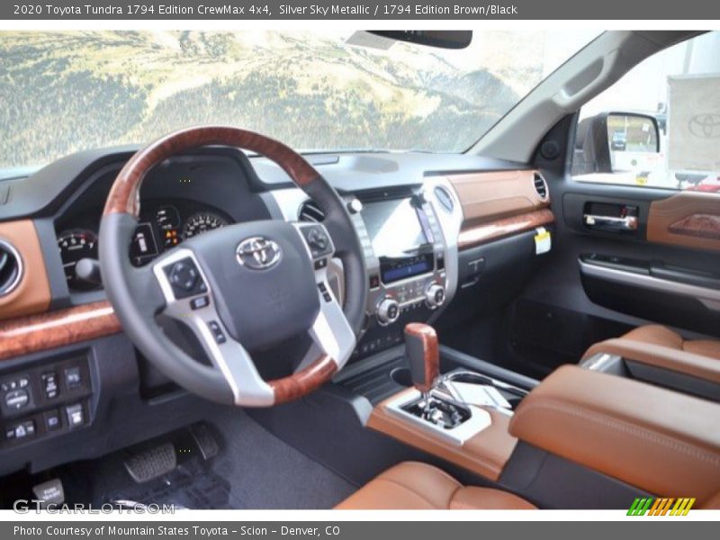 Dashboard of 2020 Tundra 1794 Edition CrewMax 4x4