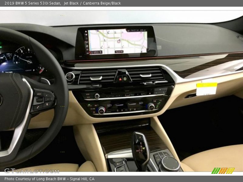 Jet Black / Canberra Beige/Black 2019 BMW 5 Series 530i Sedan