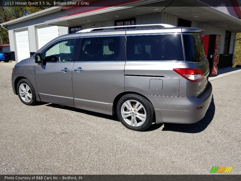 Brilliant Silver / Gray 2013 Nissan Quest 3.5 SL