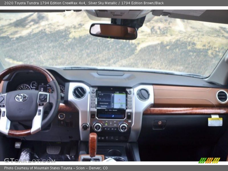 Dashboard of 2020 Tundra 1794 Edition CrewMax 4x4