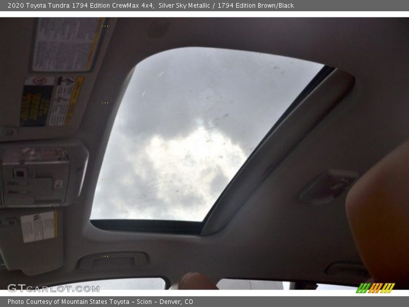 Silver Sky Metallic / 1794 Edition Brown/Black 2020 Toyota Tundra 1794 Edition CrewMax 4x4