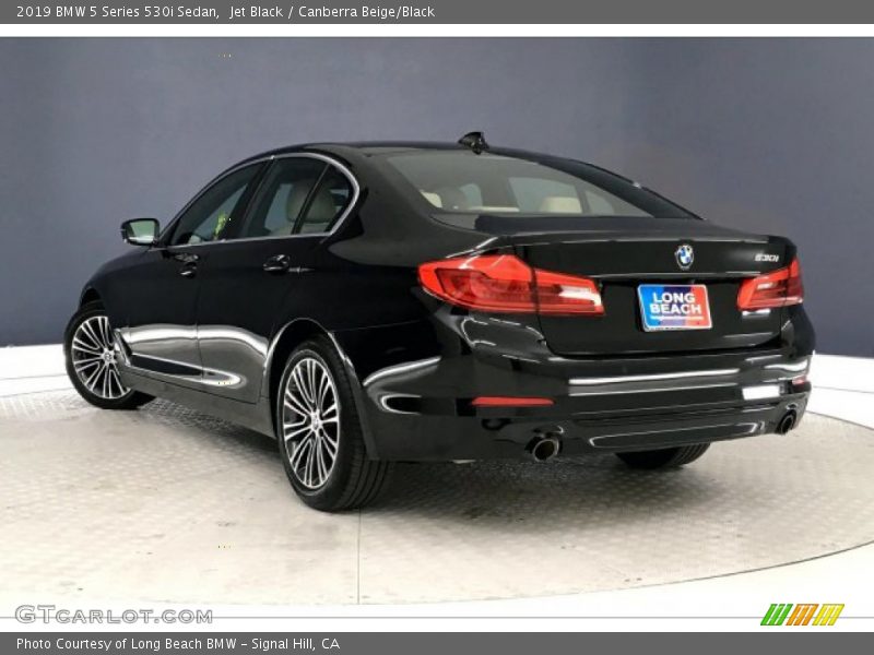 Jet Black / Canberra Beige/Black 2019 BMW 5 Series 530i Sedan