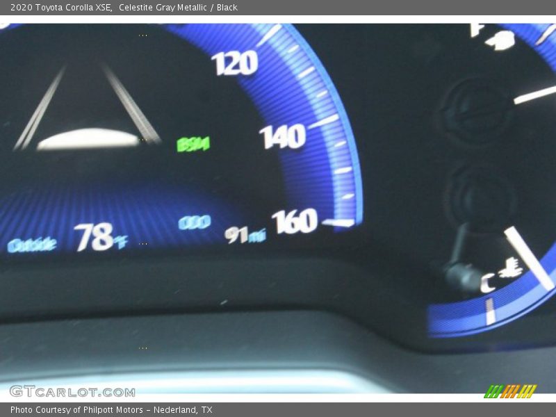 Celestite Gray Metallic / Black 2020 Toyota Corolla XSE