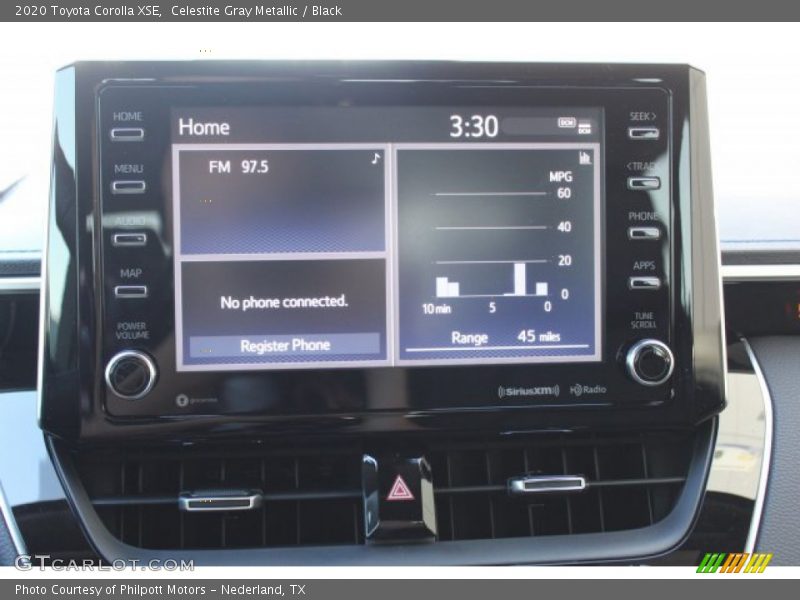 Celestite Gray Metallic / Black 2020 Toyota Corolla XSE