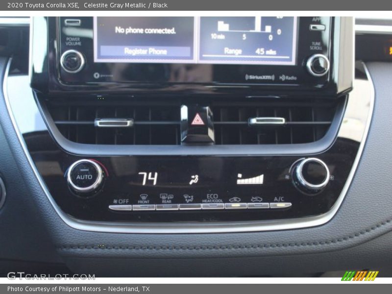 Celestite Gray Metallic / Black 2020 Toyota Corolla XSE
