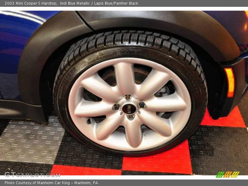 Indi Blue Metallic / Lapis Blue/Panther Black 2003 Mini Cooper S Hardtop