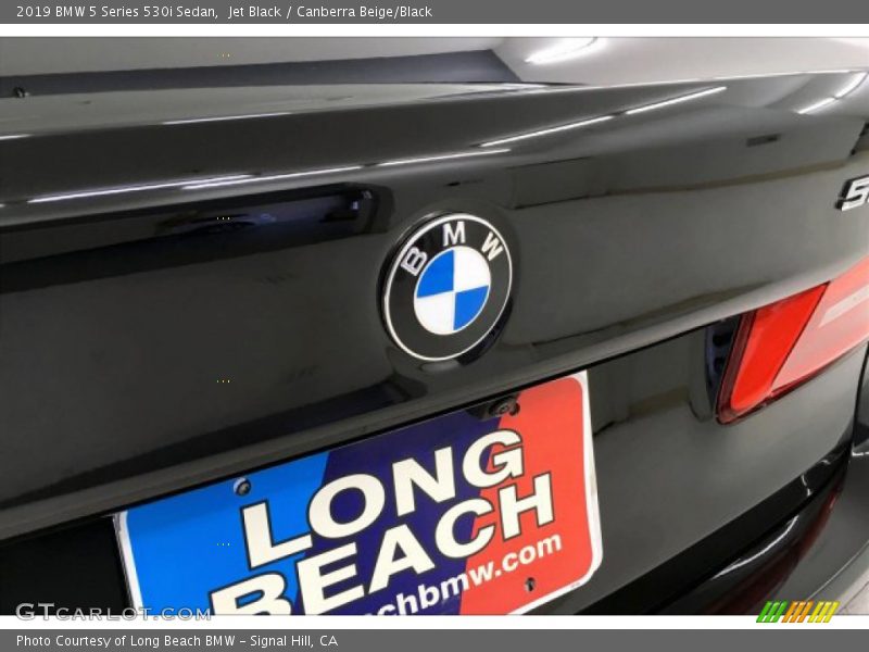 Jet Black / Canberra Beige/Black 2019 BMW 5 Series 530i Sedan