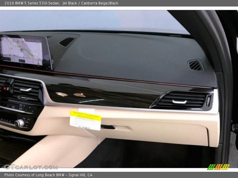 Jet Black / Canberra Beige/Black 2019 BMW 5 Series 530i Sedan